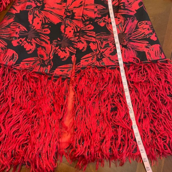 ESY Studio EY Red and Black Floral Jacket - Picture 8 of 9